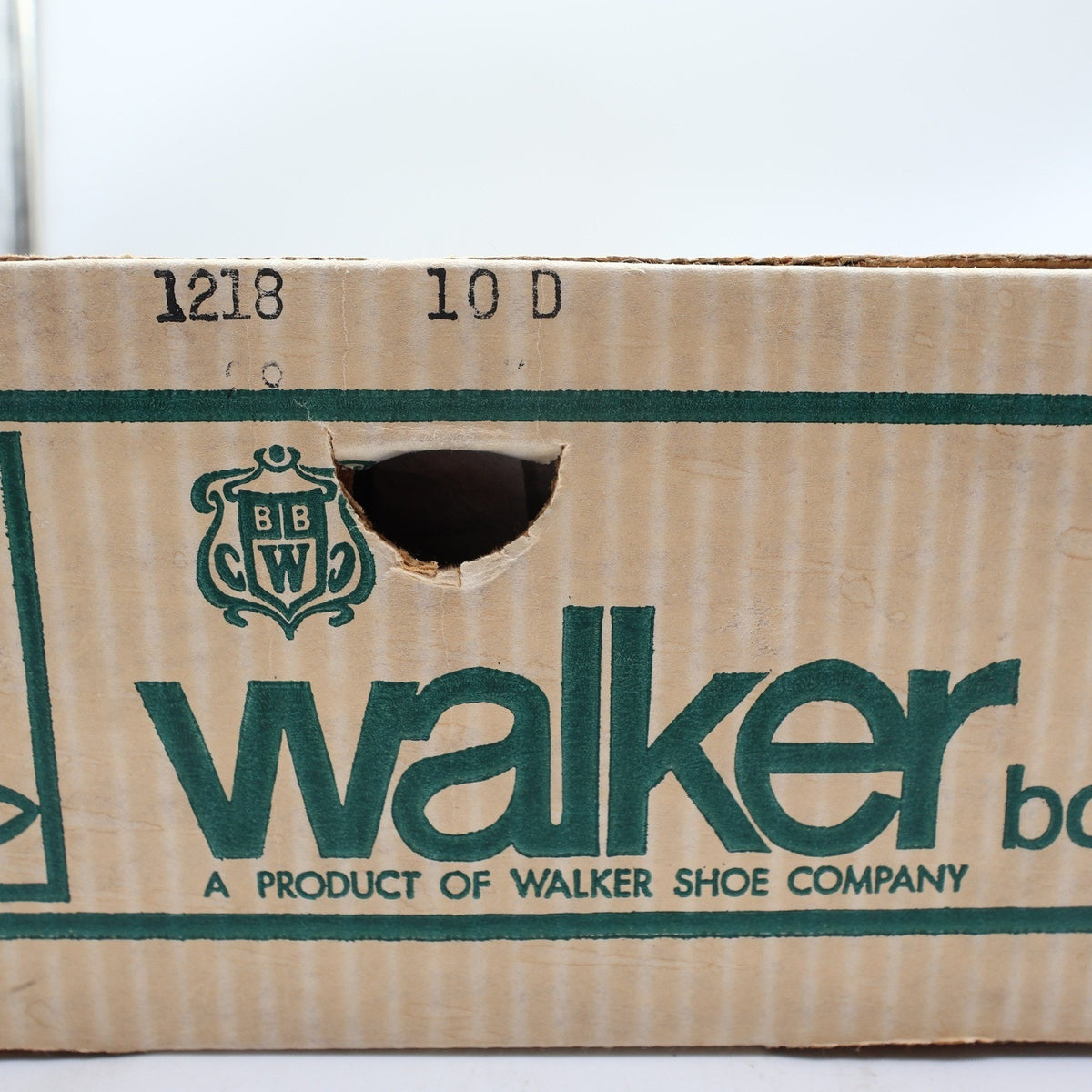 Walker Vintage Roper Cowboy Boots Mens 10 Black Leather New Made in USA 1218