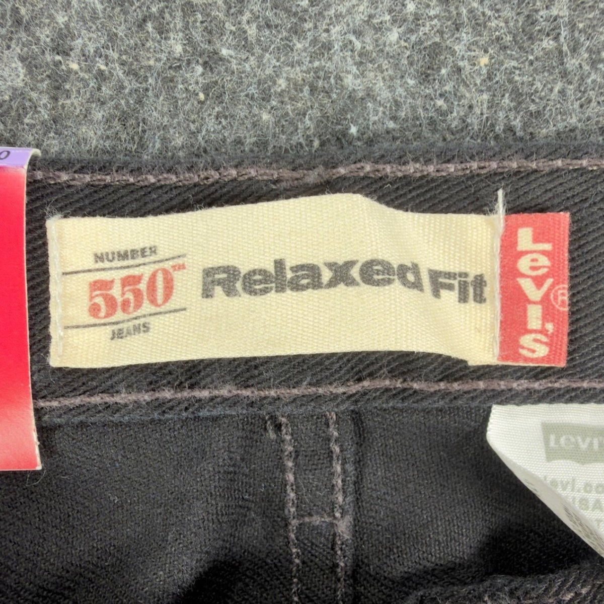 Levi's Y2K 550 Student Relaxed Fit Jeans Men 29x30 Black Denim NWT Deadstock
