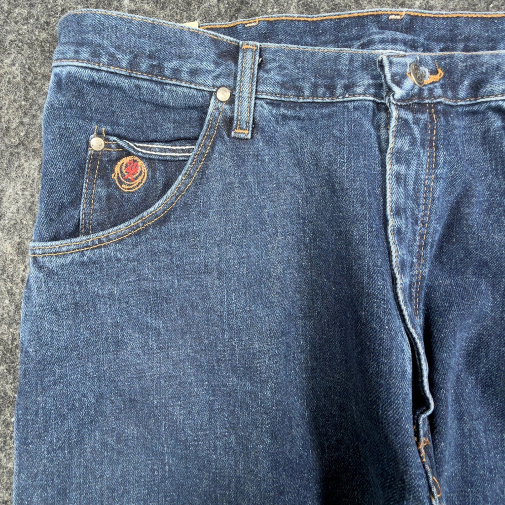 Wrangler Y2K 20X Relaxed Fit Jeans Mens 38x32 Blue Cotton Denim NWT USA