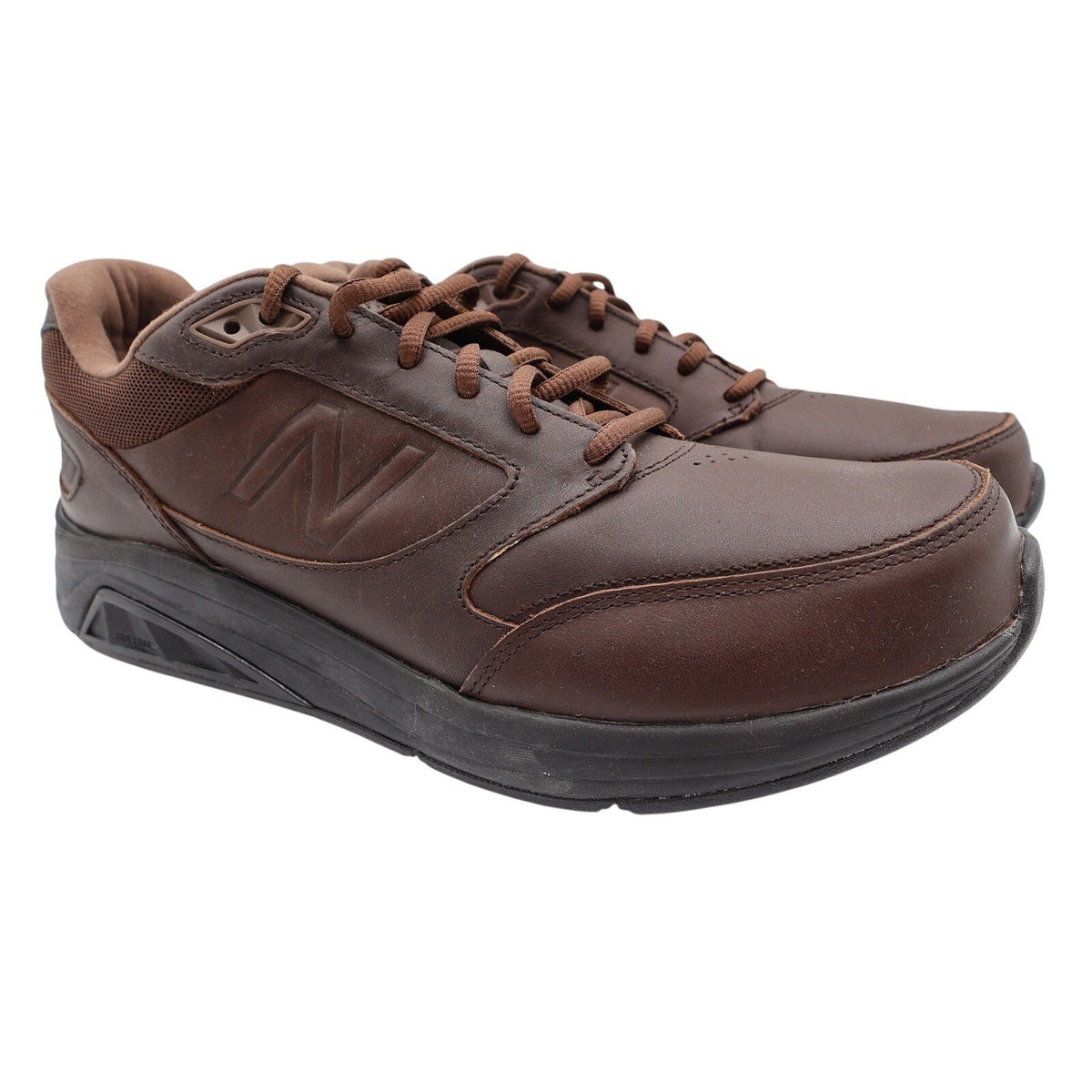 New Balance MW928BR2 Walking Shoes Mens 9.5 D Brown Leather Rollbar Sneakers
