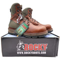 Rocky Fieldlite Hunting Boots Mens 9.5 Brown Leather Insulated Waterproof NIB - take2supply