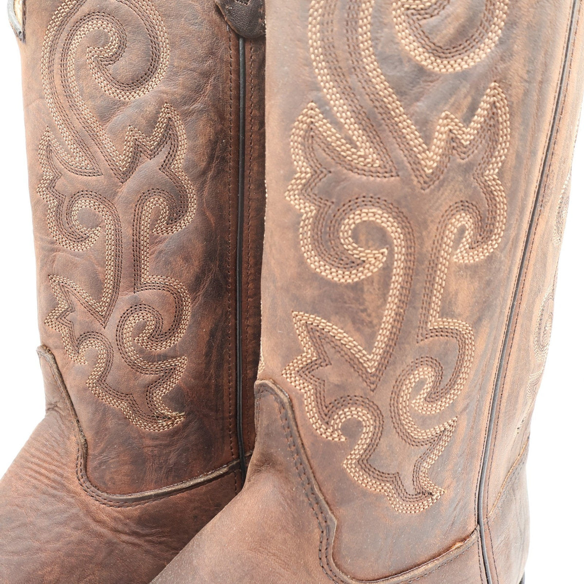 Double-H Aero-Glide 7 System Western Boots Mens 12 D Brown Leather NWT