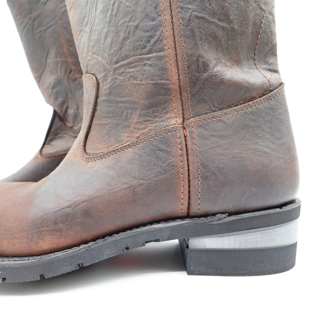 Double-H Aero-Glide 7 System Boots Mens 12 D Brown Leather NWT Vintage Style