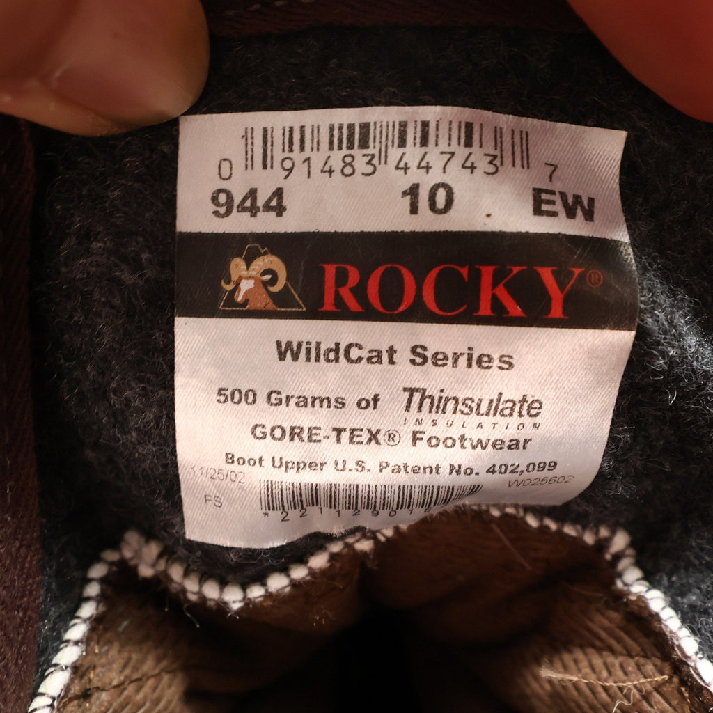 Rocky WildCat Hunting Boots Mens 10 EW Camo Gore-Tex Thinsulate 944 NIB Vintage