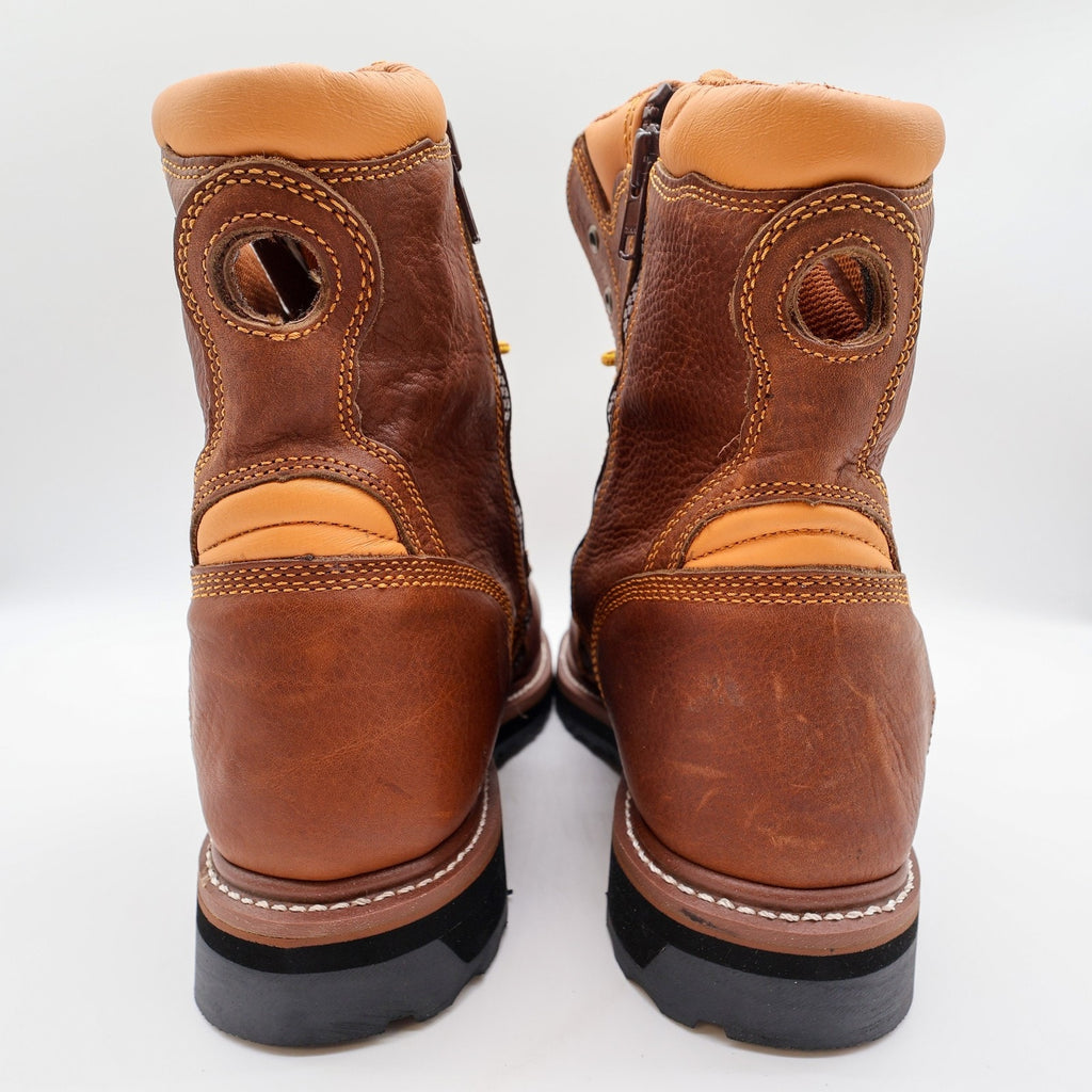 Dan Post Mens 13 D Brown Leather Waterproof Work Boots Alloy Toe DP68484 NWB