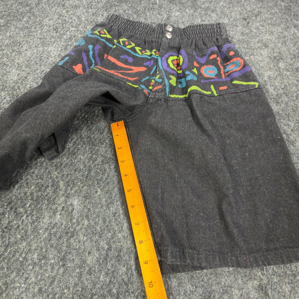 Levis Vintage 90s SilverTab Shorts Mens Small Black Abstract Print NWT Deadstock - take2supply