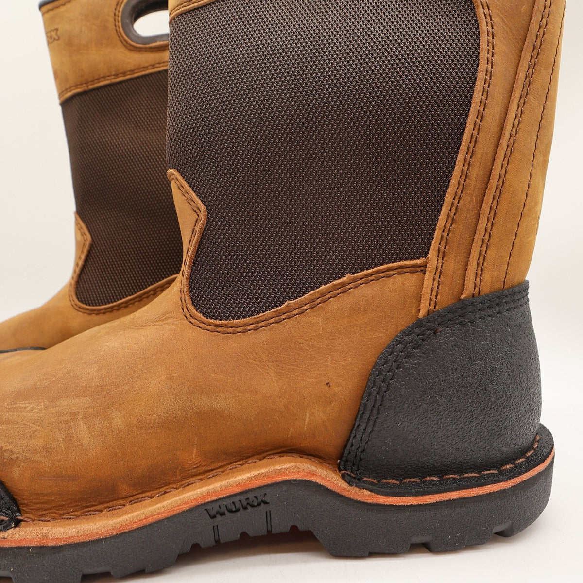 Worx by Red Wing 5715 Steel Toe Work Boots Mens 9.5 Brown Leather New No Box - take2supply