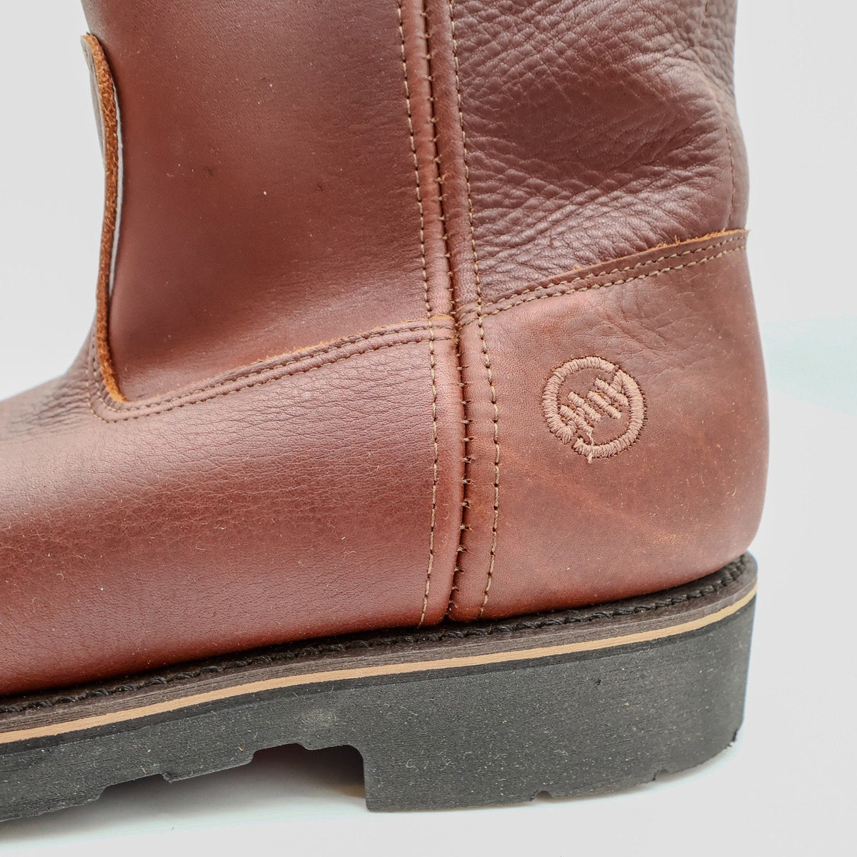 Double-H 3730 Boots Mens 11EE Brown Leather AG7 Ranchwell EH Made in USA NWT