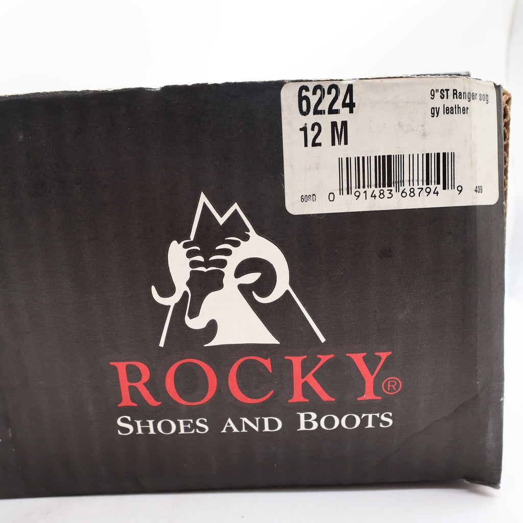 Rocky 6224 Steel Toe Ranger Mens 12 M Brown Leather Gore-Tex Work Boots NWT