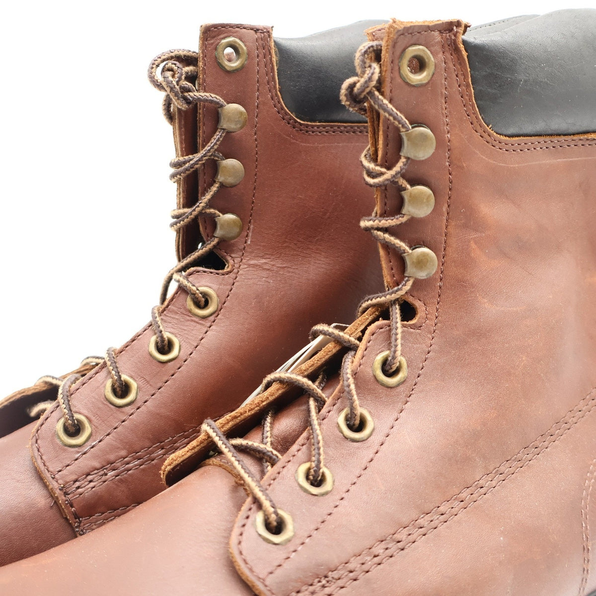 Carolina Work Boots Mens 13 D Vintage USA Leather Brown Lace Up Lug Sole 895