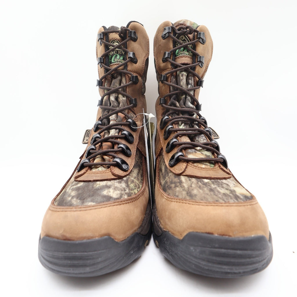 Rocky Y2K Lynx 400 SIQ Hunting Boots Mens 9W Brown Camo Leather New With Box - take2supply