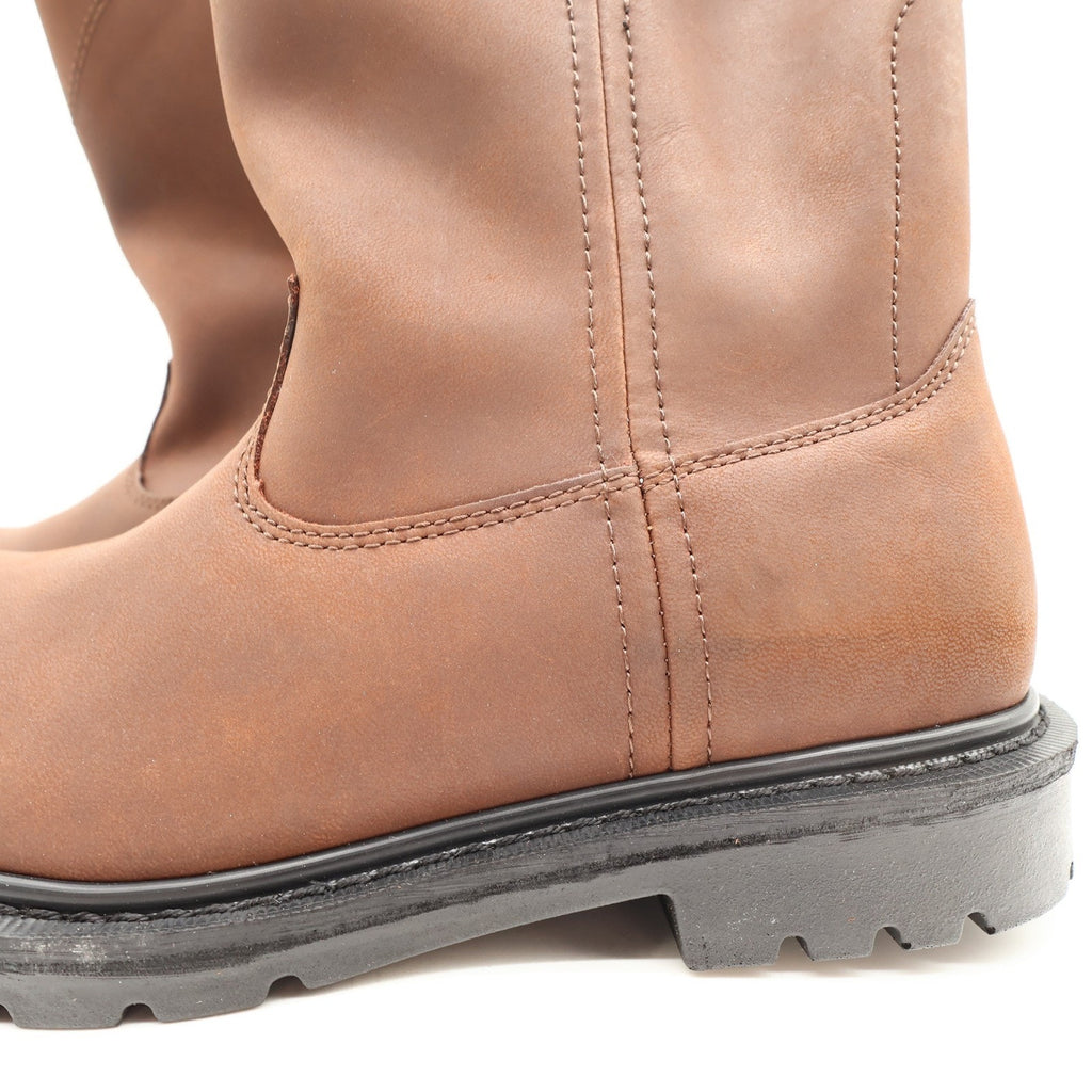 Worx Red Wing 5701 Steel Toe Boots Mens 11 Brown Leather Work Pull-On NIB - take2supply