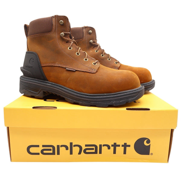 Carhartt Modern Ironwood Alloy Toe Work Boot Mens 10.5 Brown Leather New - take2supply