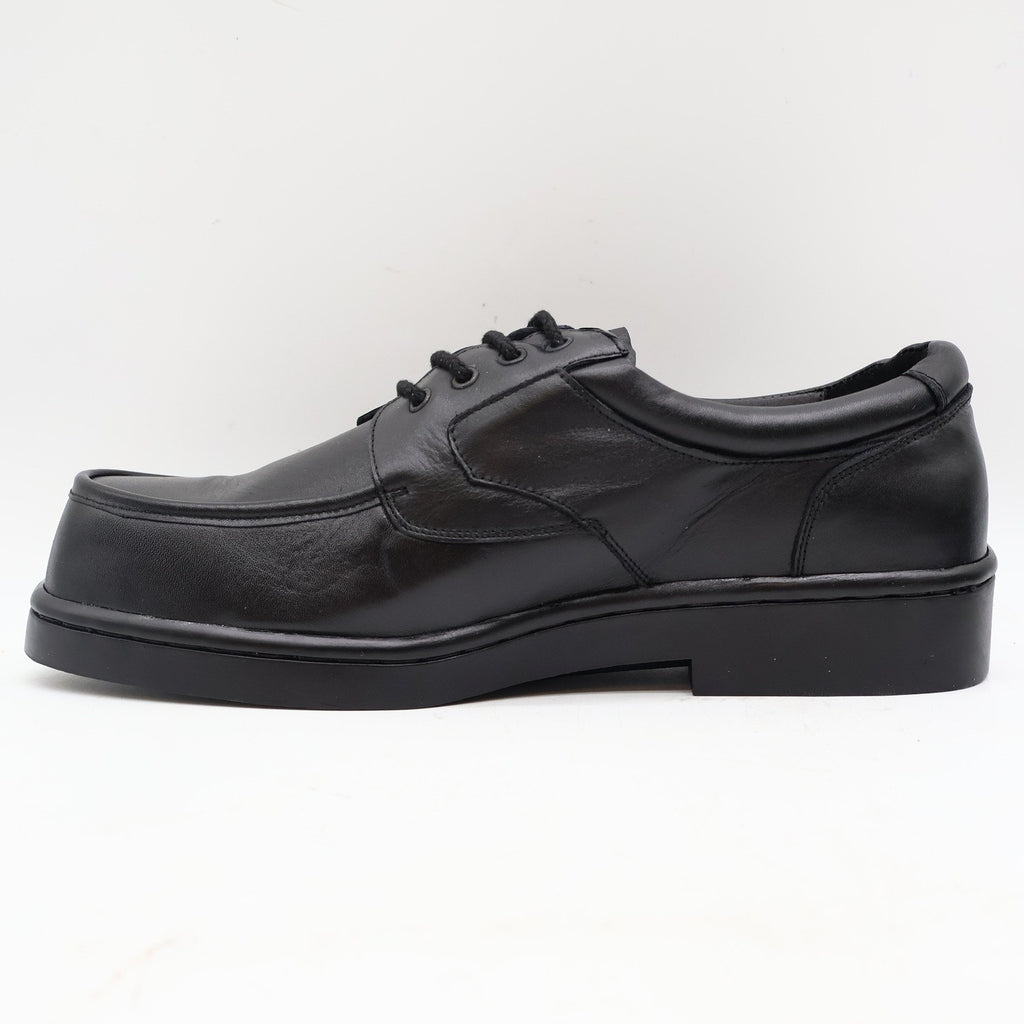 Vintage Boxer Dogs 9928 Black Leather Moc Toe Comfort Oxfords Men's 11D Deadstock