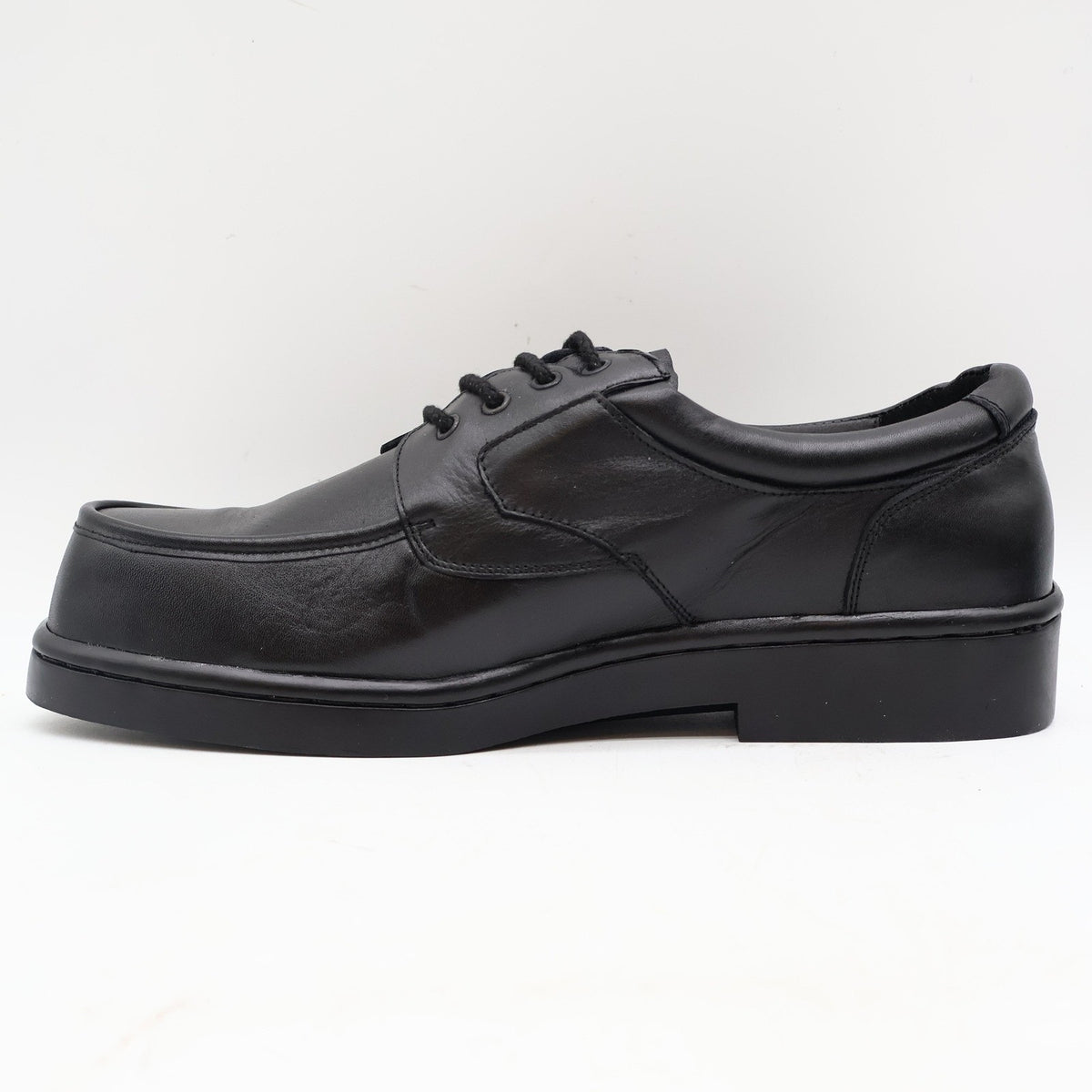Vintage Boxer Dogs 9928 Black Leather Moc Toe Comfort Oxfords Men's 11D Deadstock