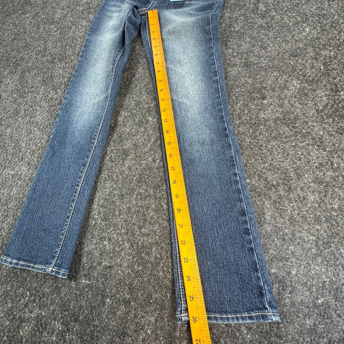 Levi's Skinny Jeans Girls 10 Blue Denim Stretch Adjustable Waist Ramie NWT