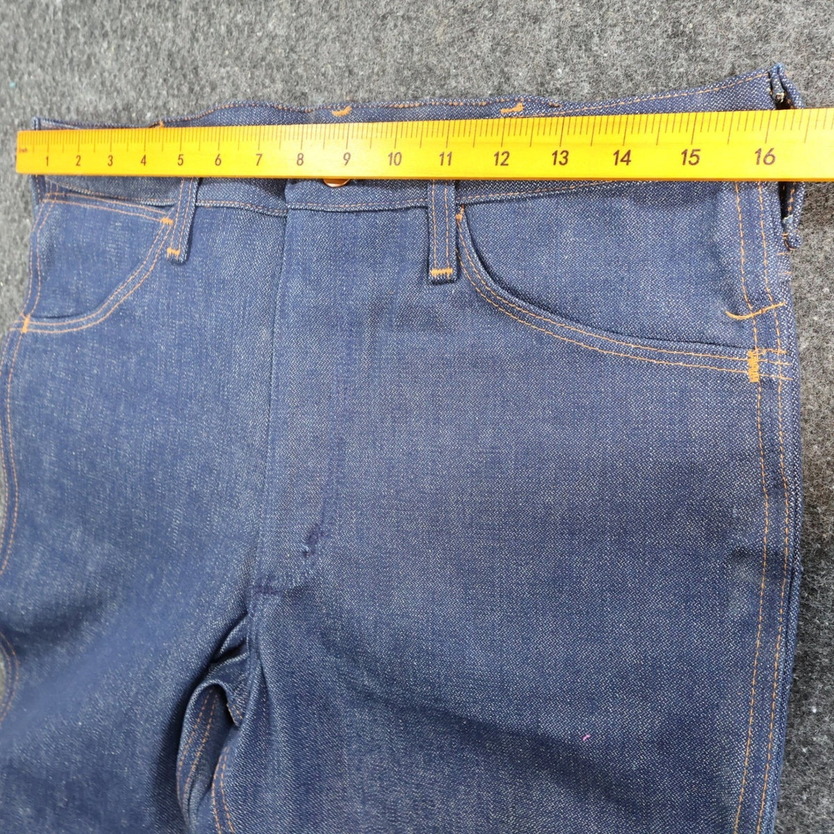 Maverick Vintage 70s Flare Jeans Mens 33x36 Blue Cotton USA Made NOS NWT