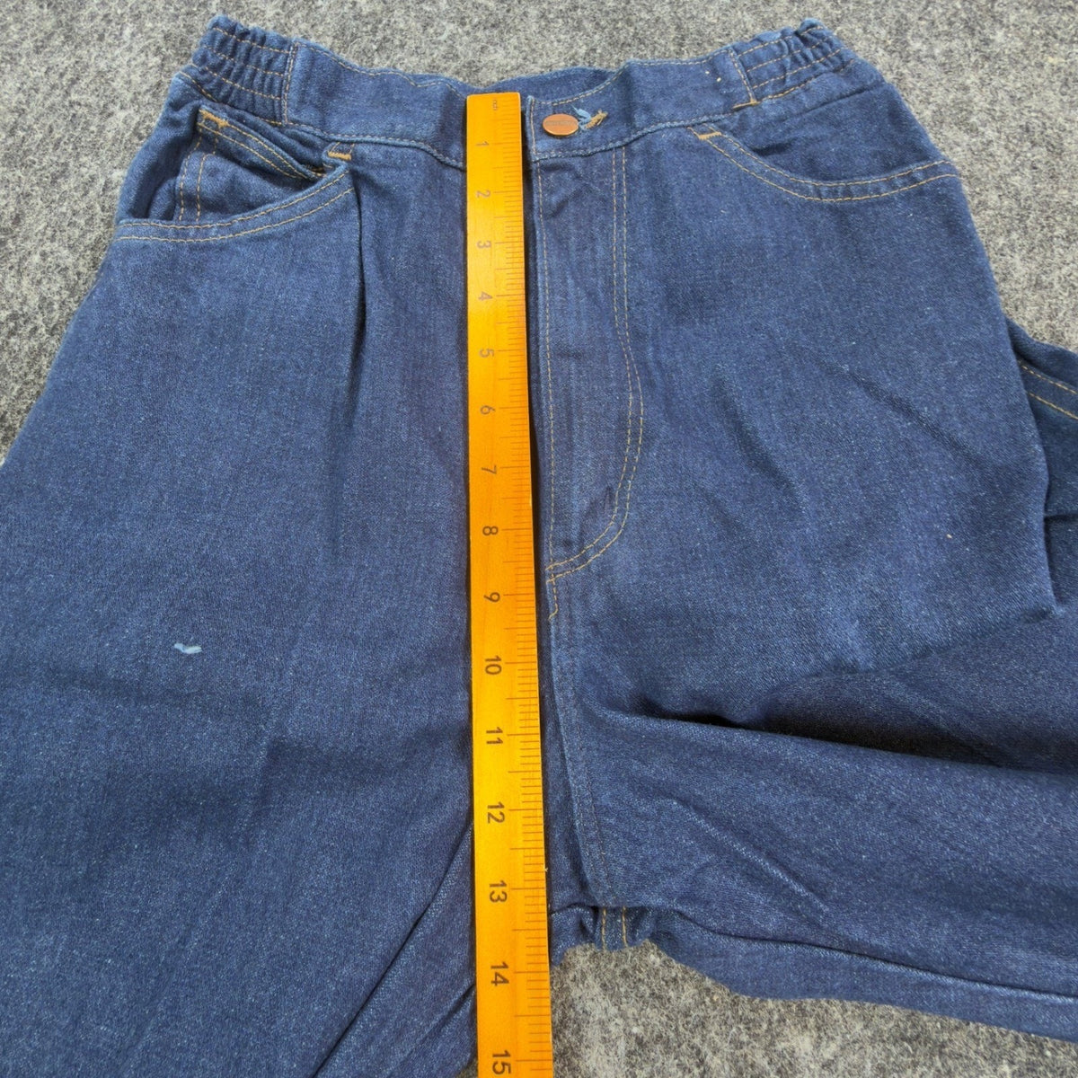 Lady Maverick Vintage 70s Jeans Womens 10 Blue High Waist Wide Leg Deadstock NOS