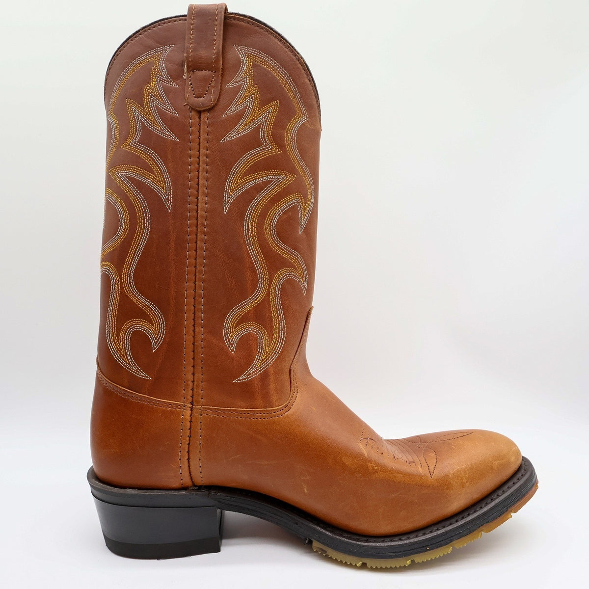 Double-H 3229 AG7 Brown Leather Western Work Boots Men's 10.5D NWT Deadstock