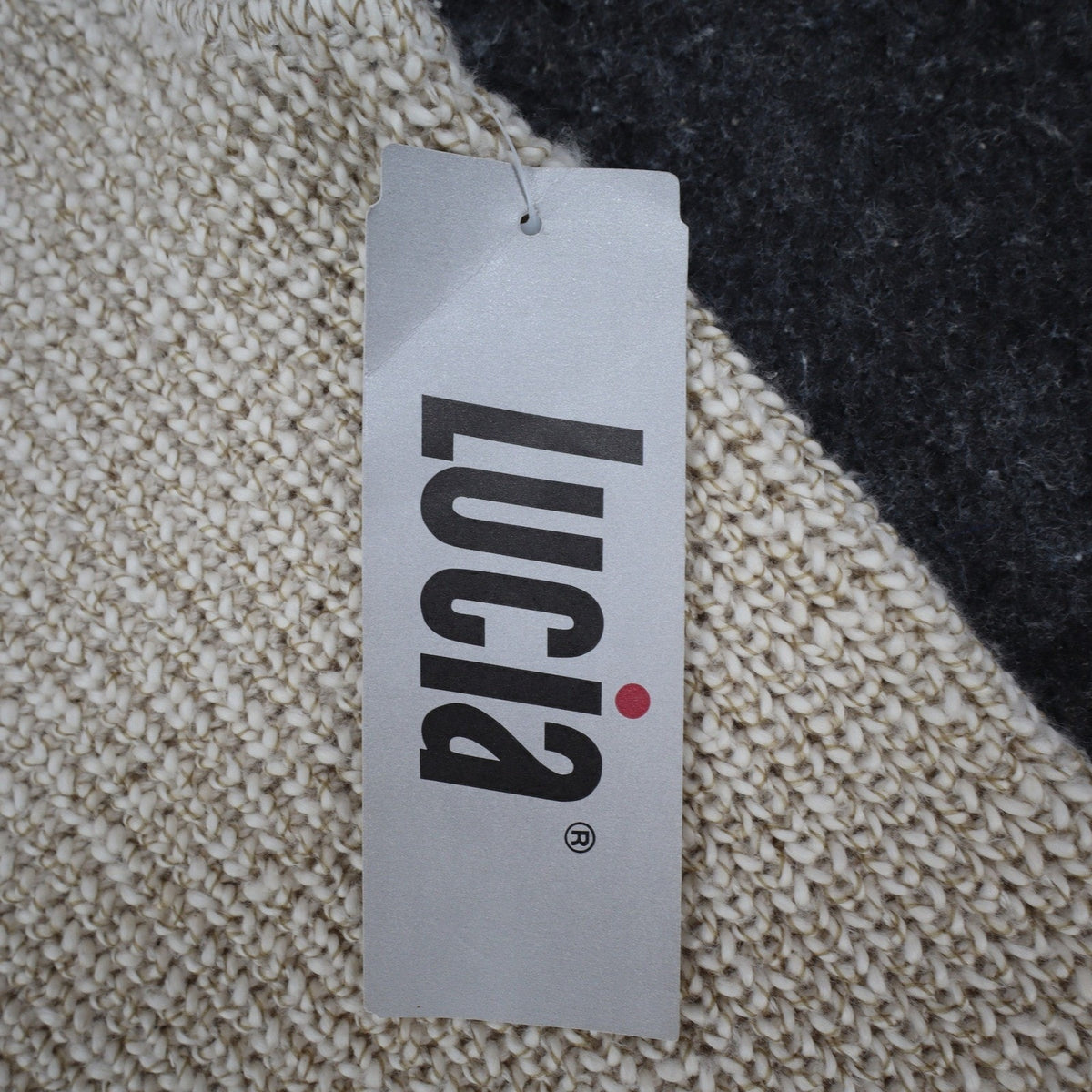 Lucia Sweater Vest Womens Medium Vintage 90s Beige Cotton Knit Button Front USA