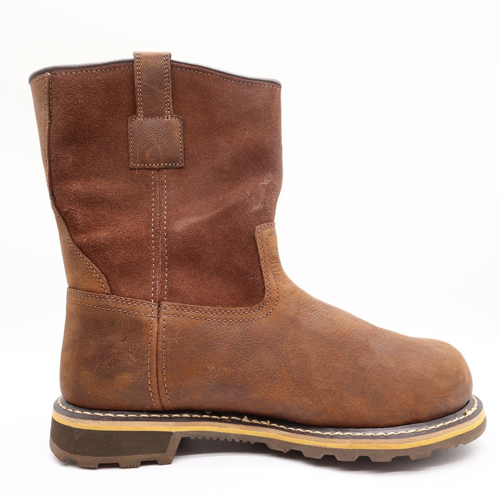Carhartt CMP1053 Pull-On Work Boot Mens 12W Brown Leather Waterproof New