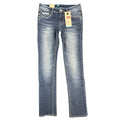 Levi's Skinny Jeans Girls 10 Blue Denim Stretch Adjustable Waist Ramie NWT