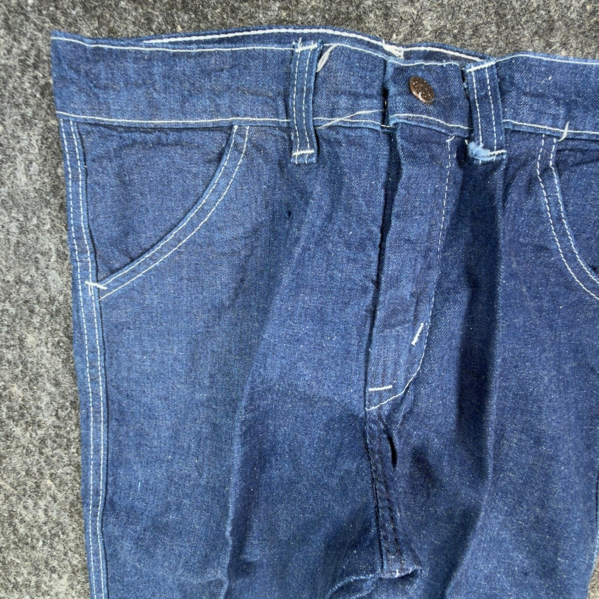 DeeCee Vintage 70s Jeans Youth 10 Reg Blue Flare USA Deadstock NWT