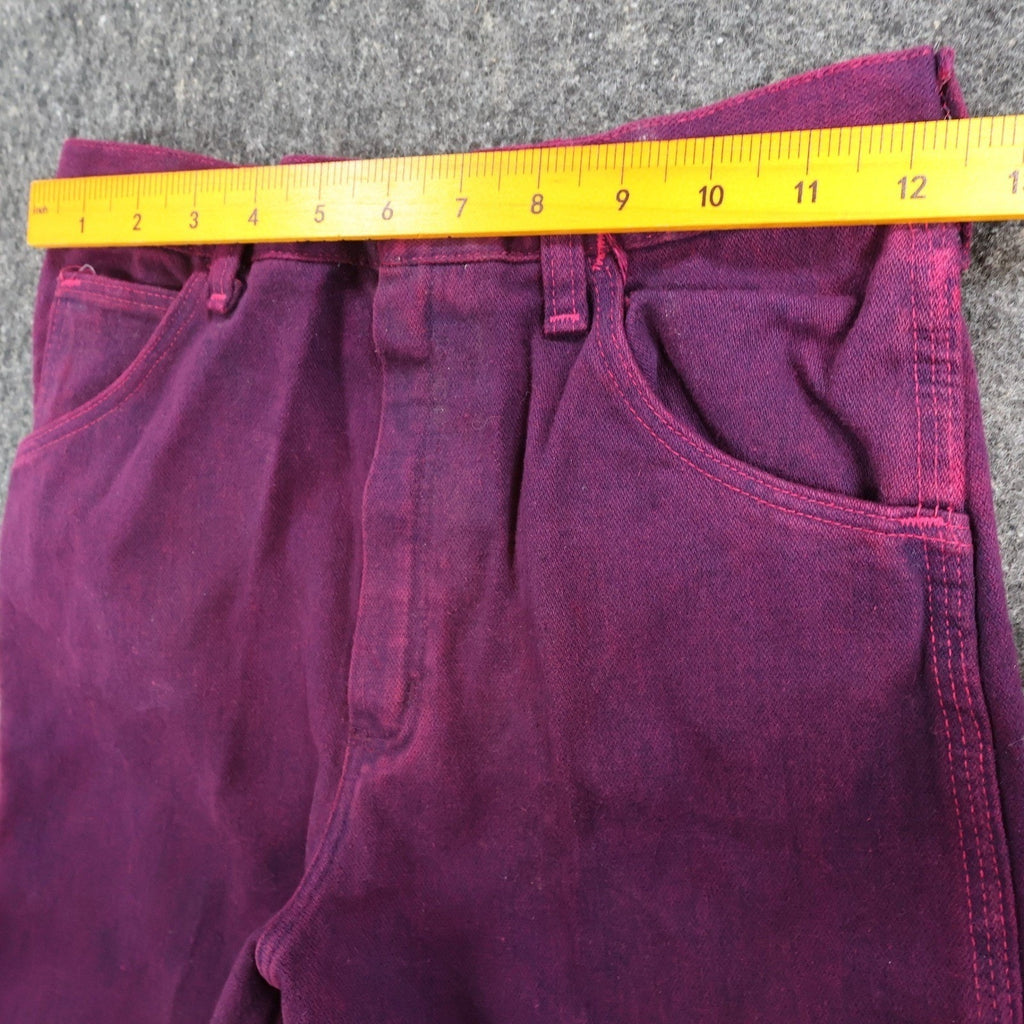 Maverick Vintage 80s Purple Jeans Girls 14 Reg USA Made NOS NWT 27.5x30 - take2supply