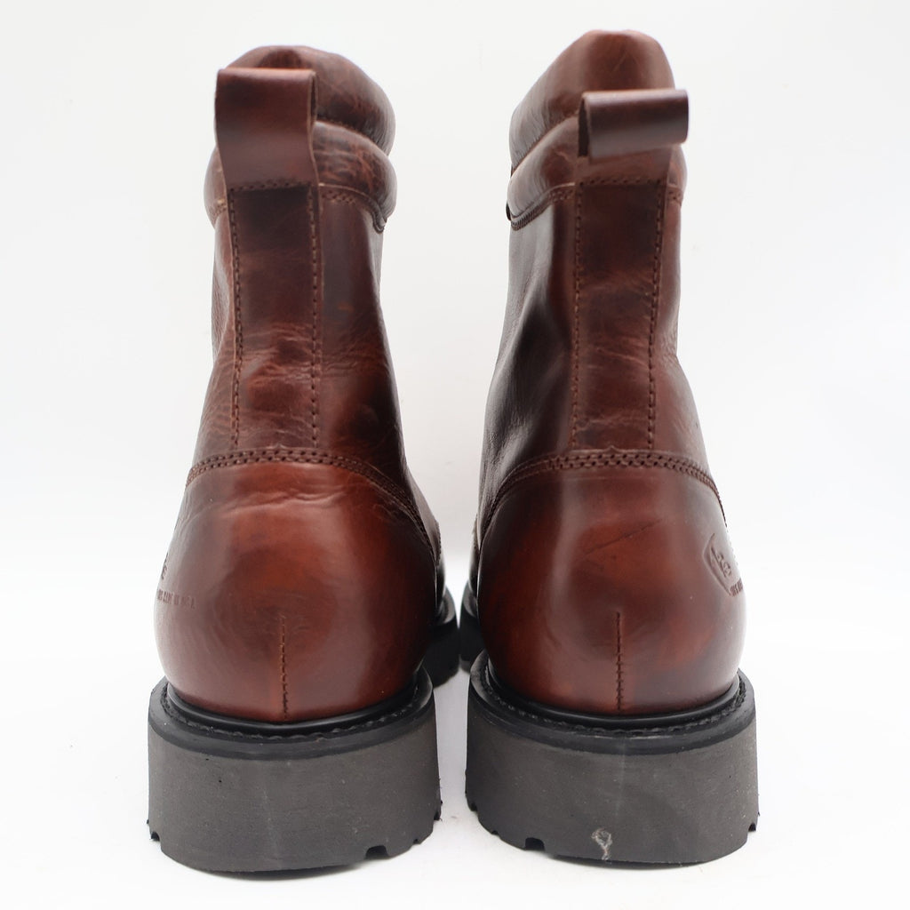 Cape Shoe Company 8" Plain Toe Boot Mens 10.5 D Vintage USA Pecan Rowdy 2001A1 - take2supply