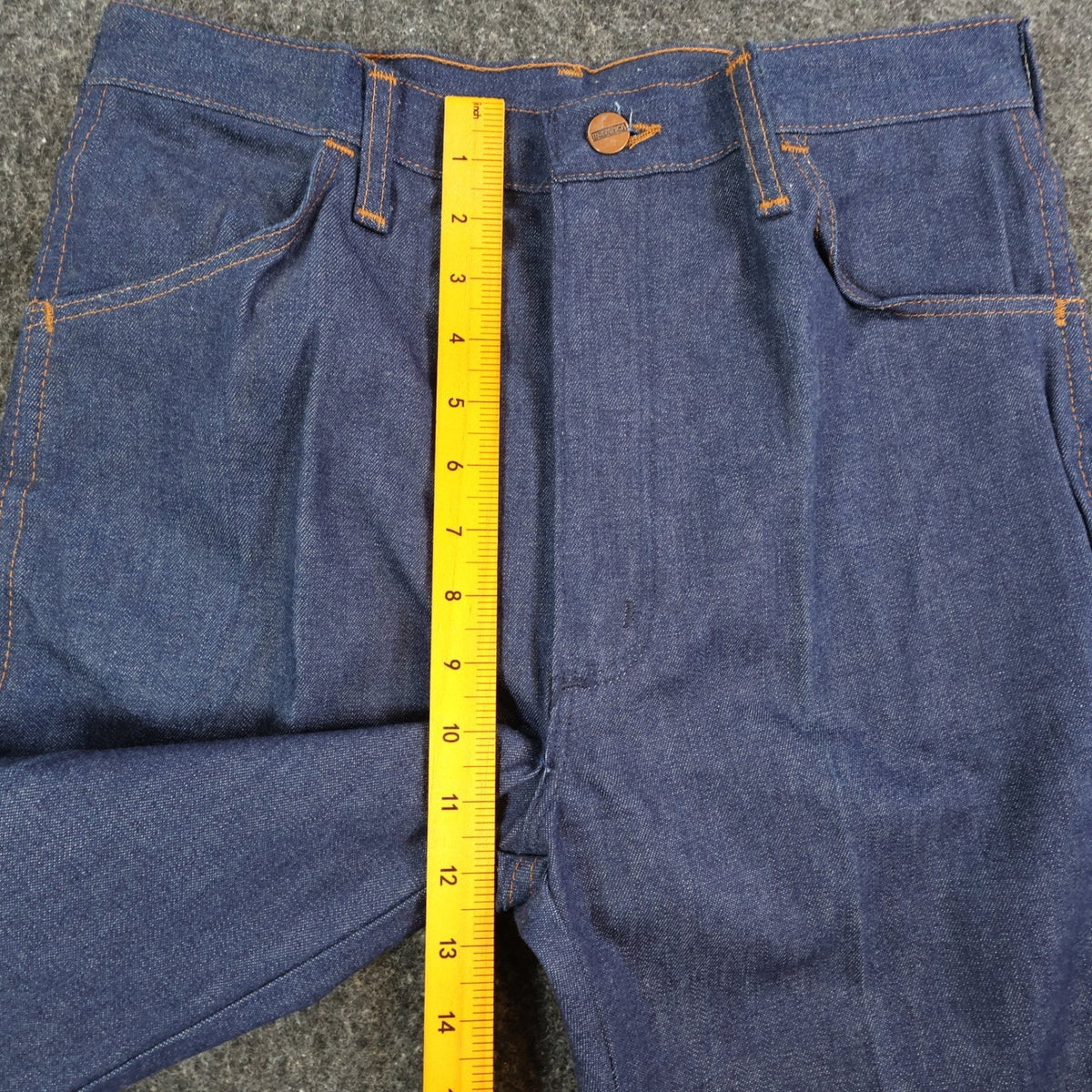 Maverick Vintage 70s Jeans Mens 32L Blue Cotton Denim Made in USA NOS NWT - take2supply