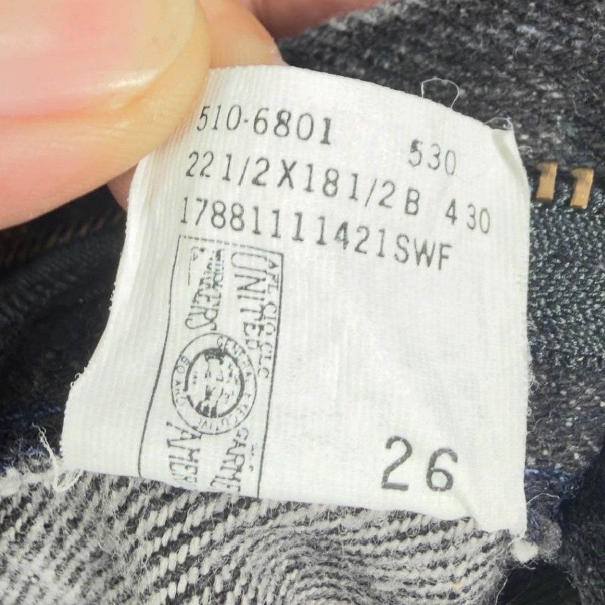 Lee Vintage 80s Riders Jeans Boys 5 Reg Glacier Acid Wash Denim NWT USA