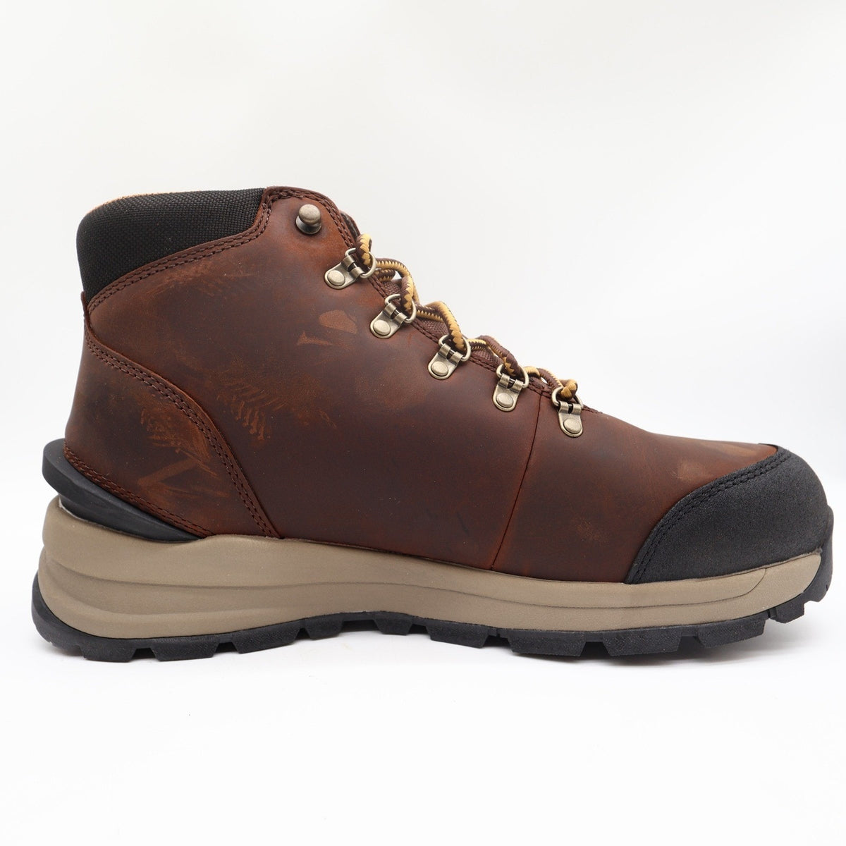 Carhartt Gilmore Work Boots Mens 12 M Brown Leather Alloy Toe Waterproof NWT - take2supply