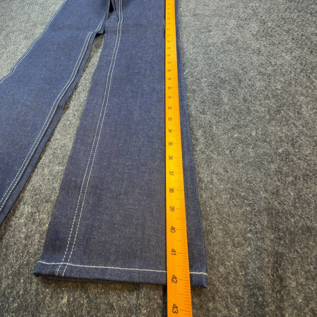 Key Vintage 70s Jeans Youth 12 Reg Blue Dark Wash Flare NWT NOS