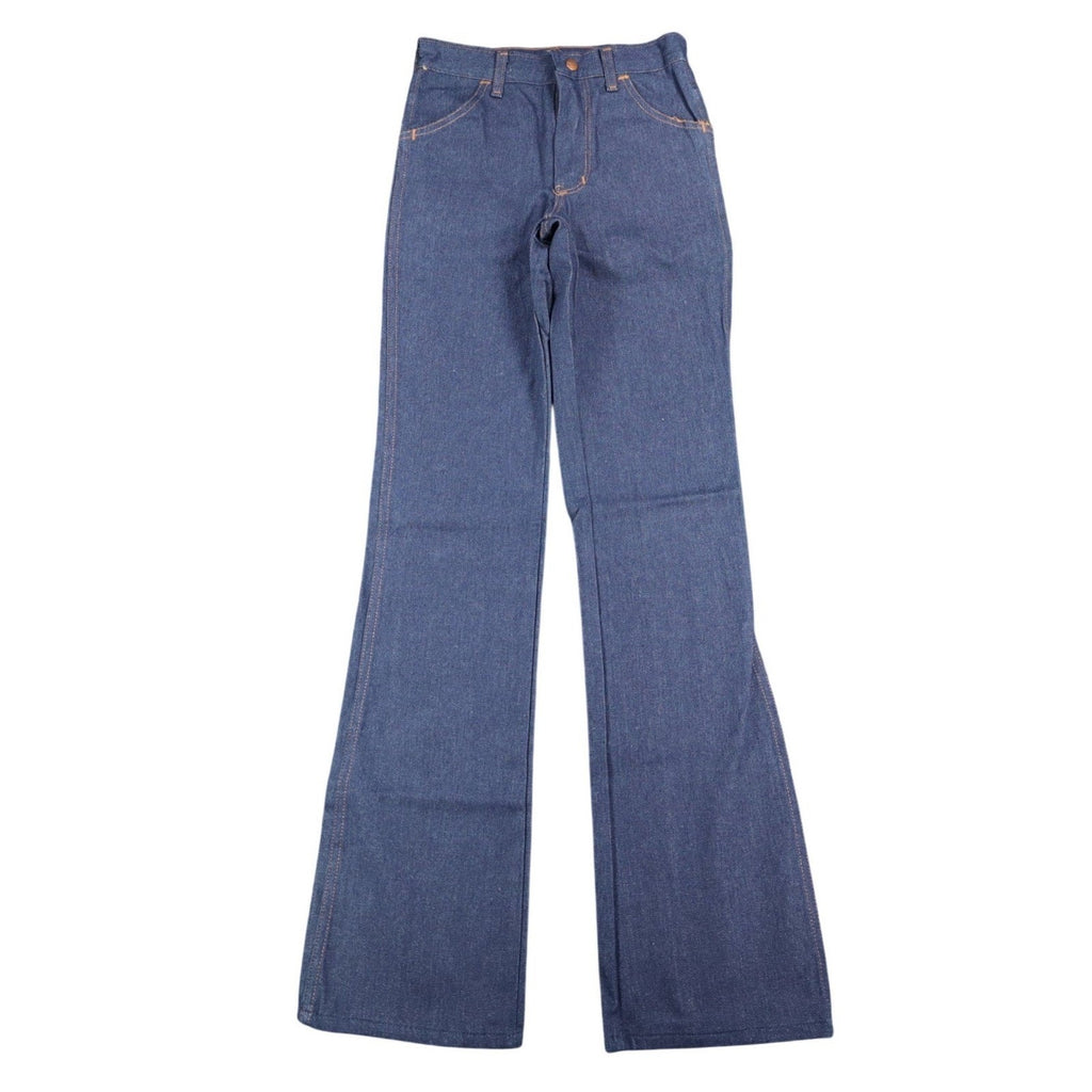 Maverick Jeans Boys 27x34 Vintage 70s Dark Wash Denim Straight Leg Made in USA - take2supply