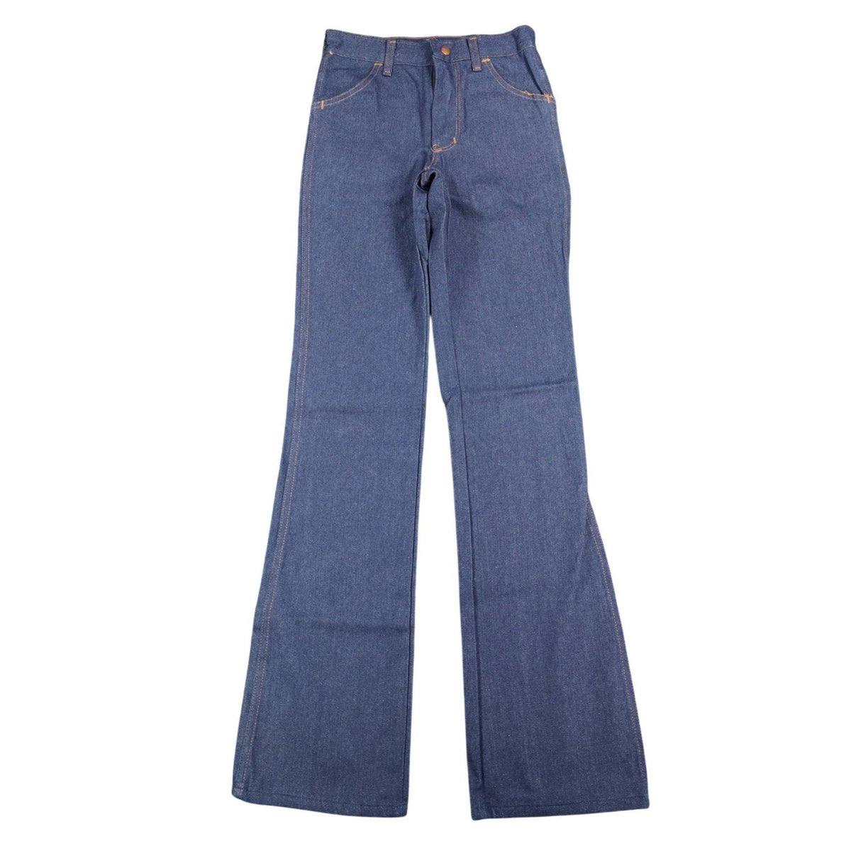 Maverick Jeans Boys 27x34 Vintage 70s Dark Wash Denim Straight Leg Made in USA - take2supply