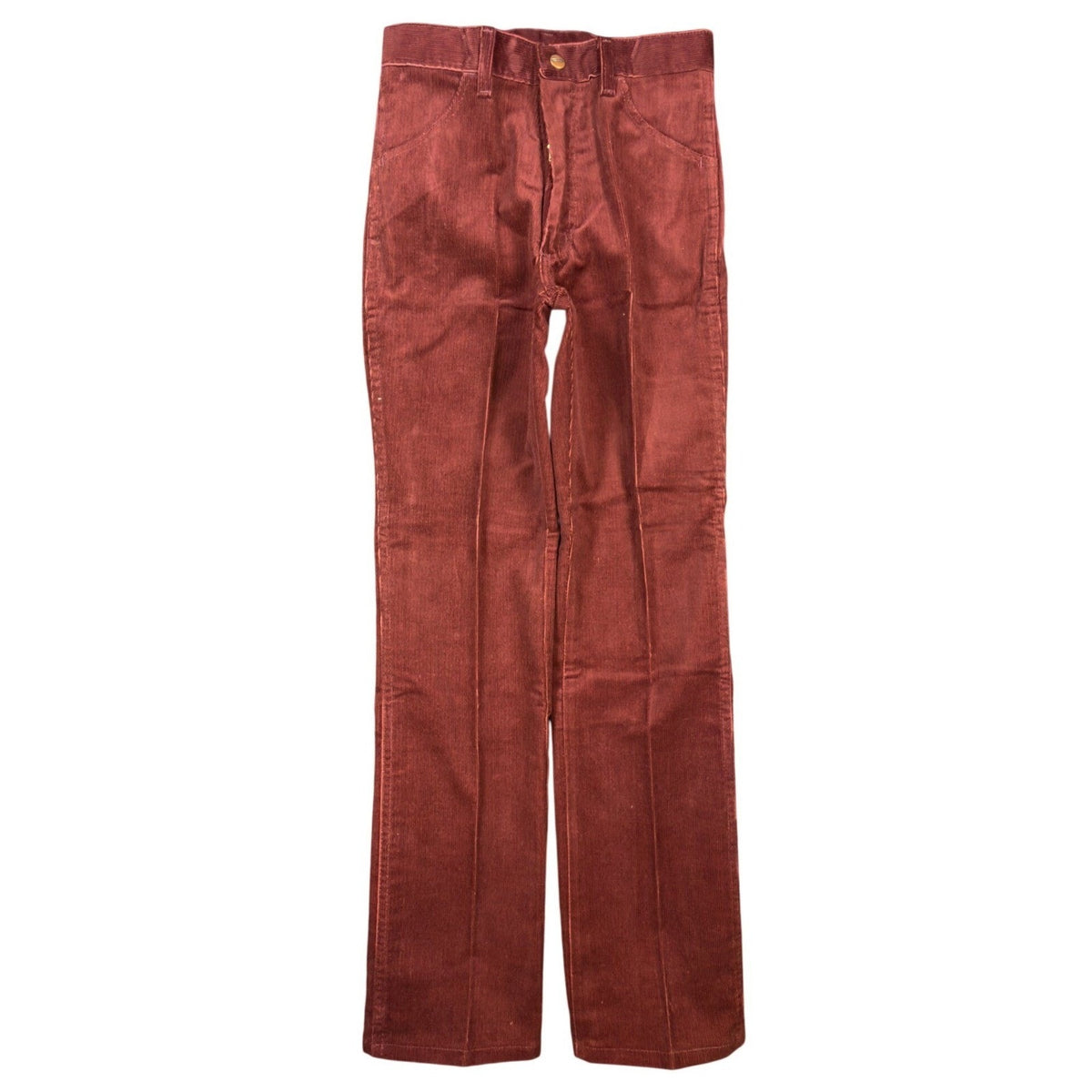 Maverick Vintage 70s Corduroy Pants Boys 16 Slim Brown Straight Leg NWT - take2supply
