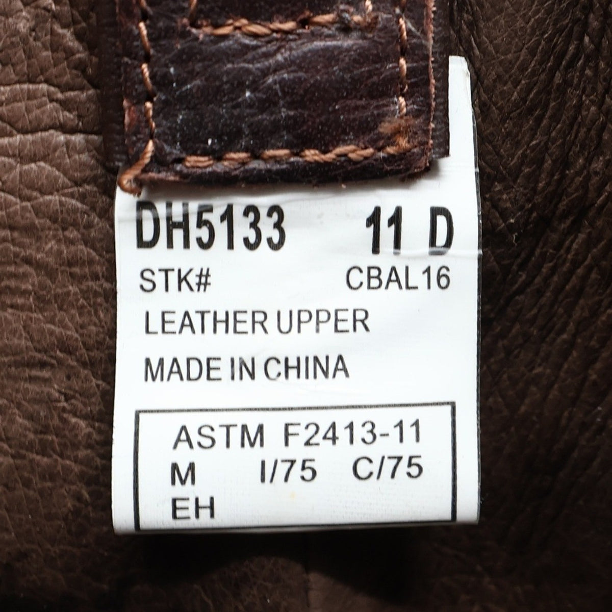 Double-H Boots Mens 11 D Roper Leather Work Safety Toe DH5133 Brown NIB