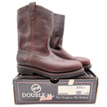 Double-H Boots Mens 12 EE USA Brown Leather Ranch Wellington Work Boots NIB 3730