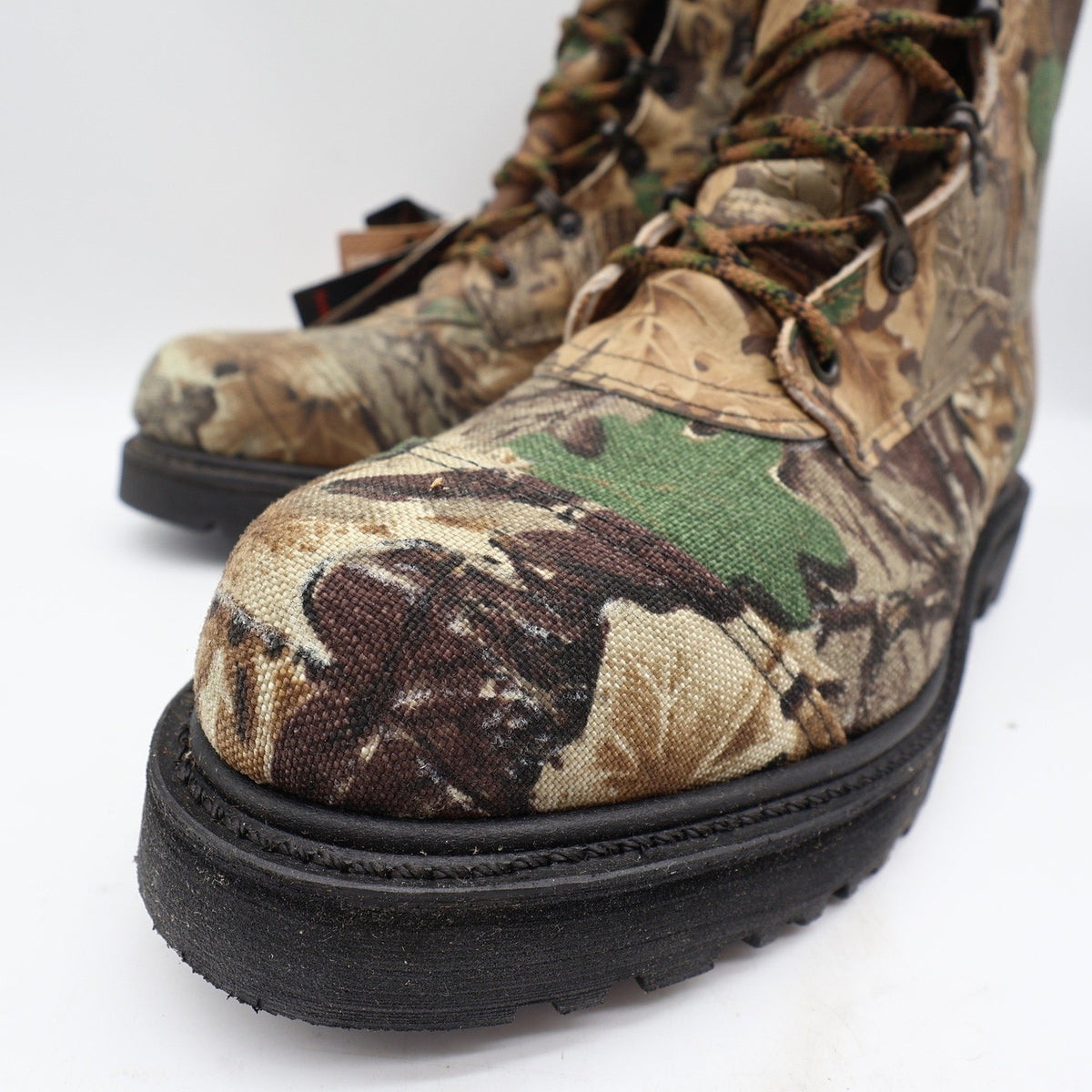 Irish Setter 824 Gore-Tex Hunting Boots Mens 9D Camo Canvas New Vintage Style