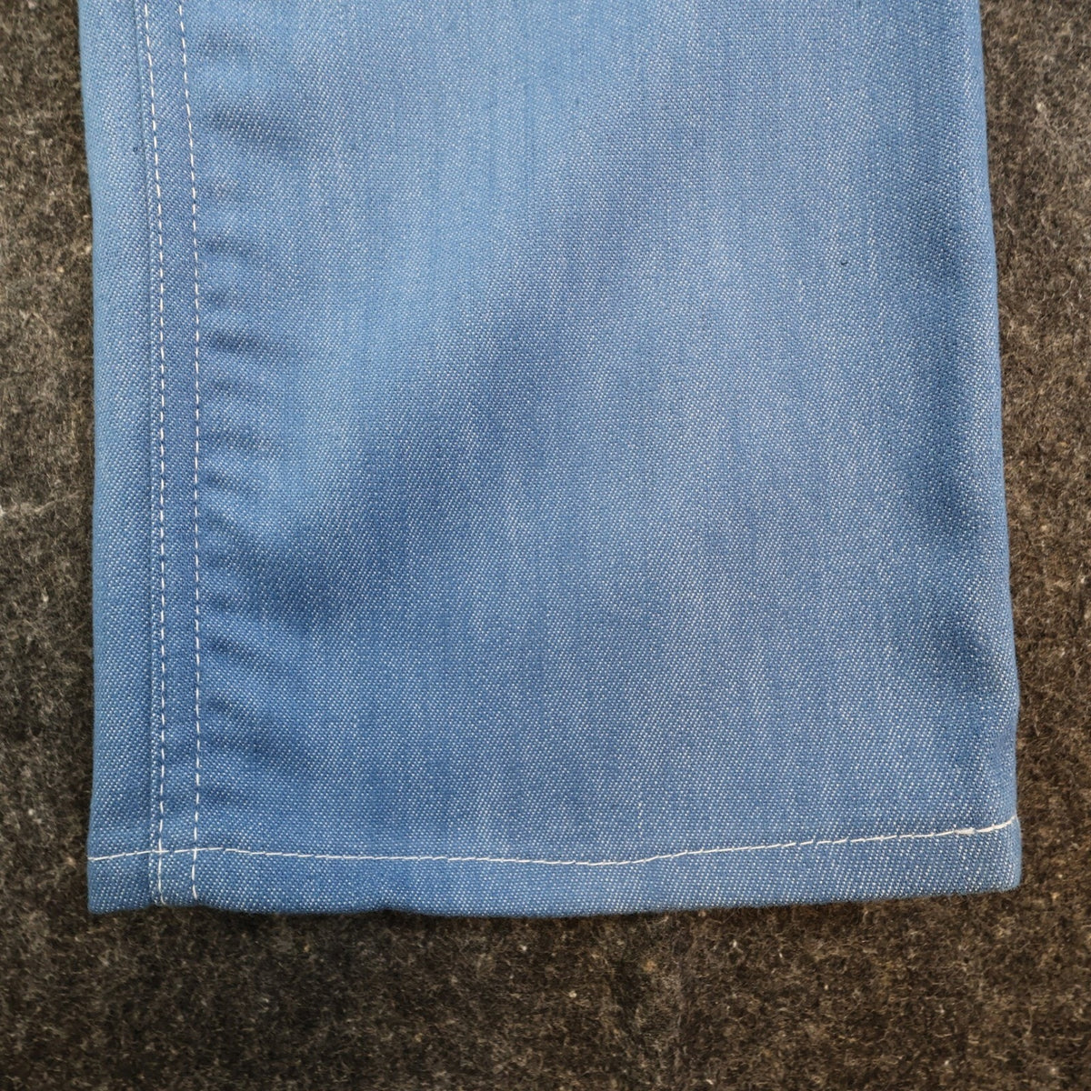Key Vintage 70s Boot Cut Jeans Mens 32 Blue Cotton Stretch USA Made NOS NWT - take2supply