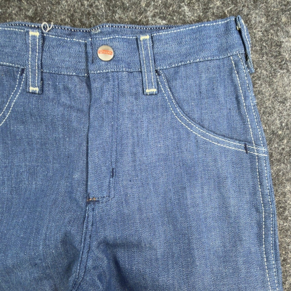 Vintage Young Maverick Western Jeans Kids 7 Regular Blue Denim USA NWT