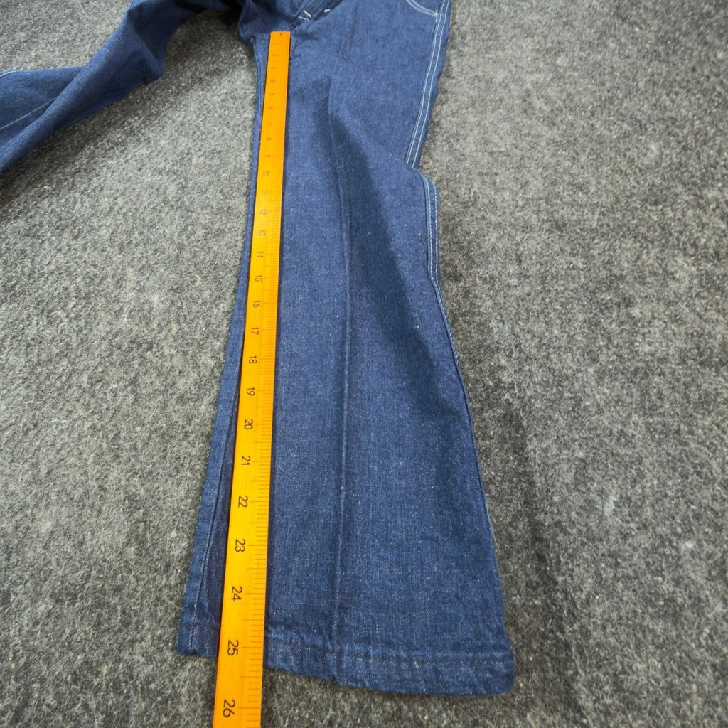 DeeCee Vintage 70s Jeans Youth 10 Reg Blue Flare USA Deadstock NWT