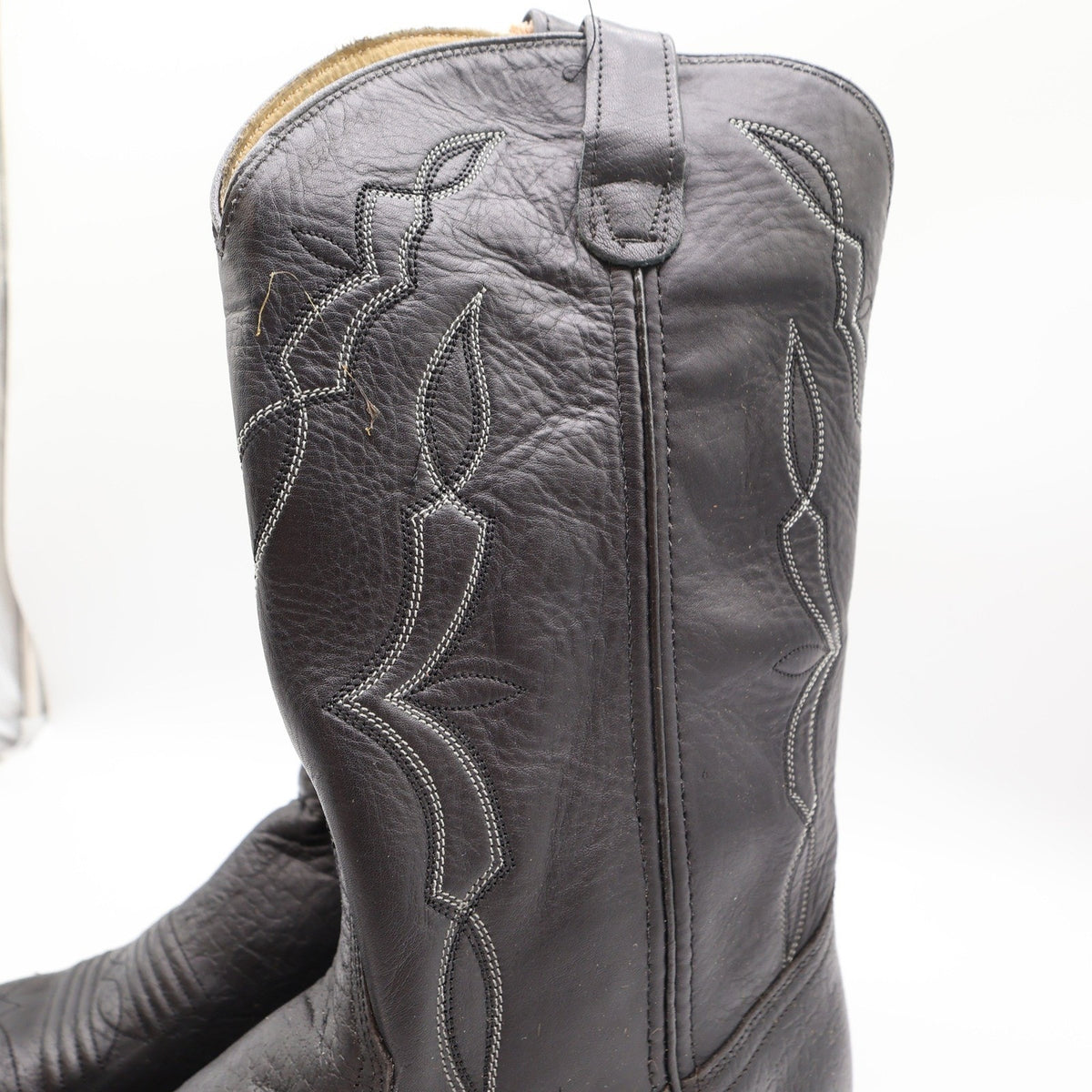 Double-H 3294 Western Cowboy Boots Mens 11.5 D Black Leather NWT Made in USA