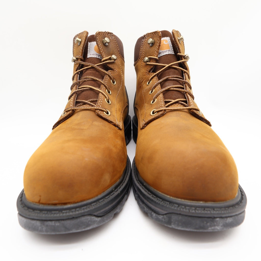 Carhartt Ironwood Work Boots Mens 9.5 M Brown Leather Alloy Toe Waterproof NWT - take2supply