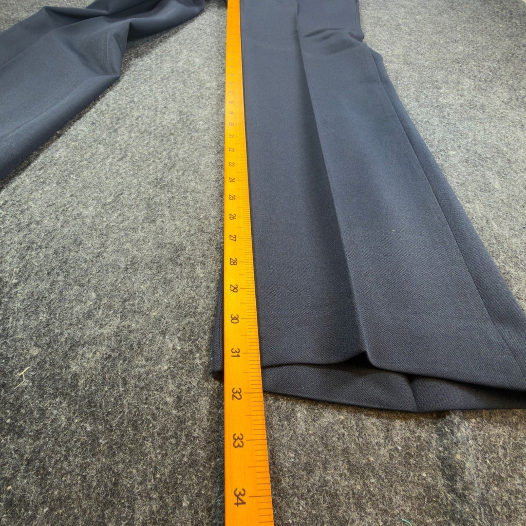 Vintage 70s Pants Mens 32x32 Gray Dacron Polyester Deadstock Trousers 527-1000
