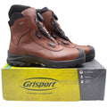 Grisport BOA Constructor Work Boots Mens 13 Brown Leather Waterproof Vibram
