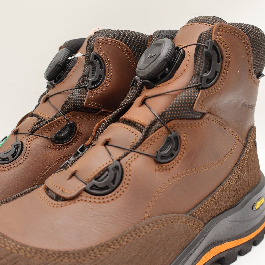 Grisport BOA Wolf Safety Boot Mens 11 Brown Waterproof Vibram Composite Toe 6"