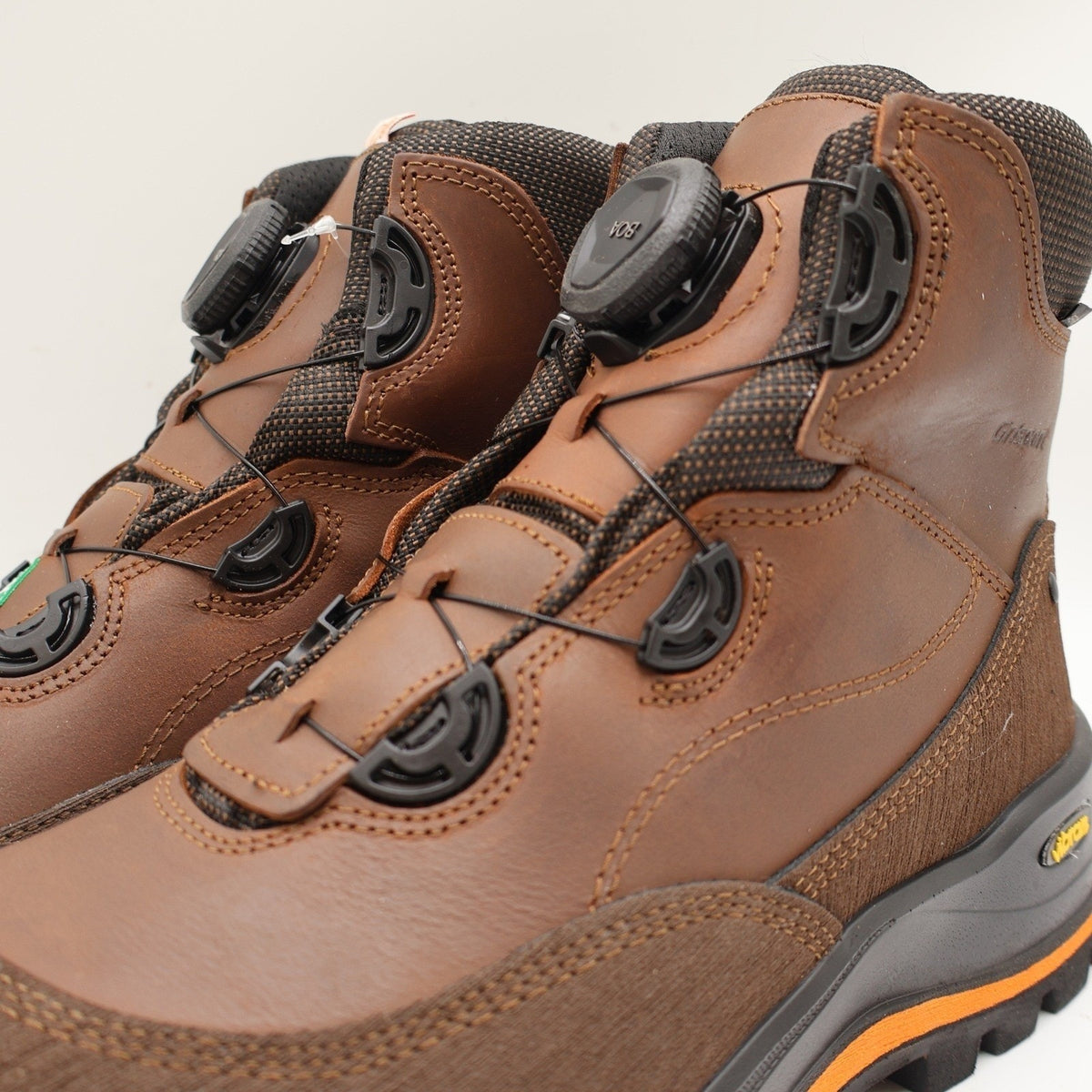 Grisport BOA Wolf Safety Boot Mens 11 Brown Waterproof Vibram Composite Toe 6"
