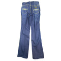 Maverick Vintage 70s Jeans Mens 32x36 Blue Denim Flare Bell Bottoms NWT USA