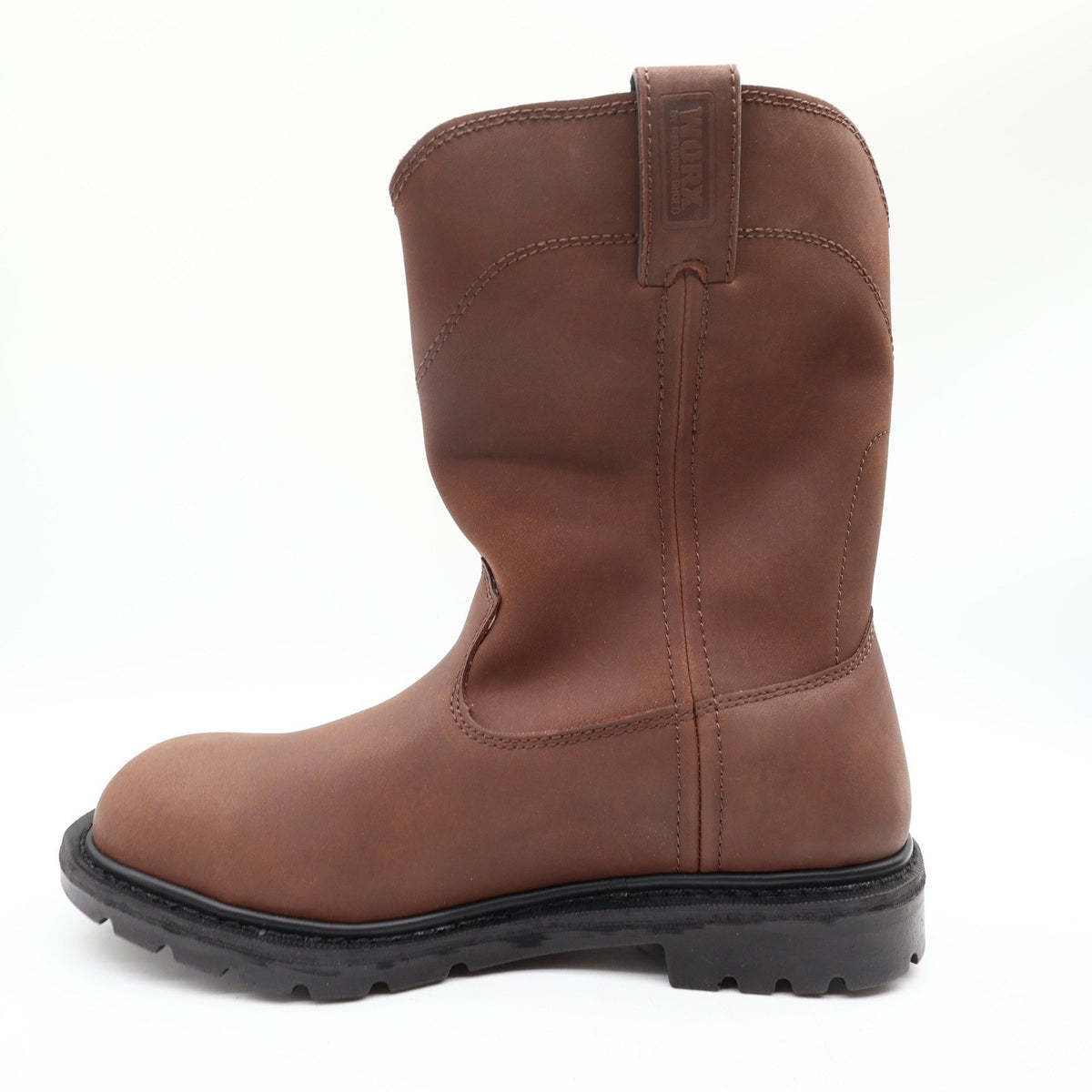Worx Red Wing 5701 Steel Toe Boots Mens 11 Brown Leather Work Pull-On NIB - take2supply